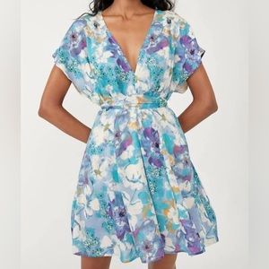 Free People Freddy Tie Mini Dress